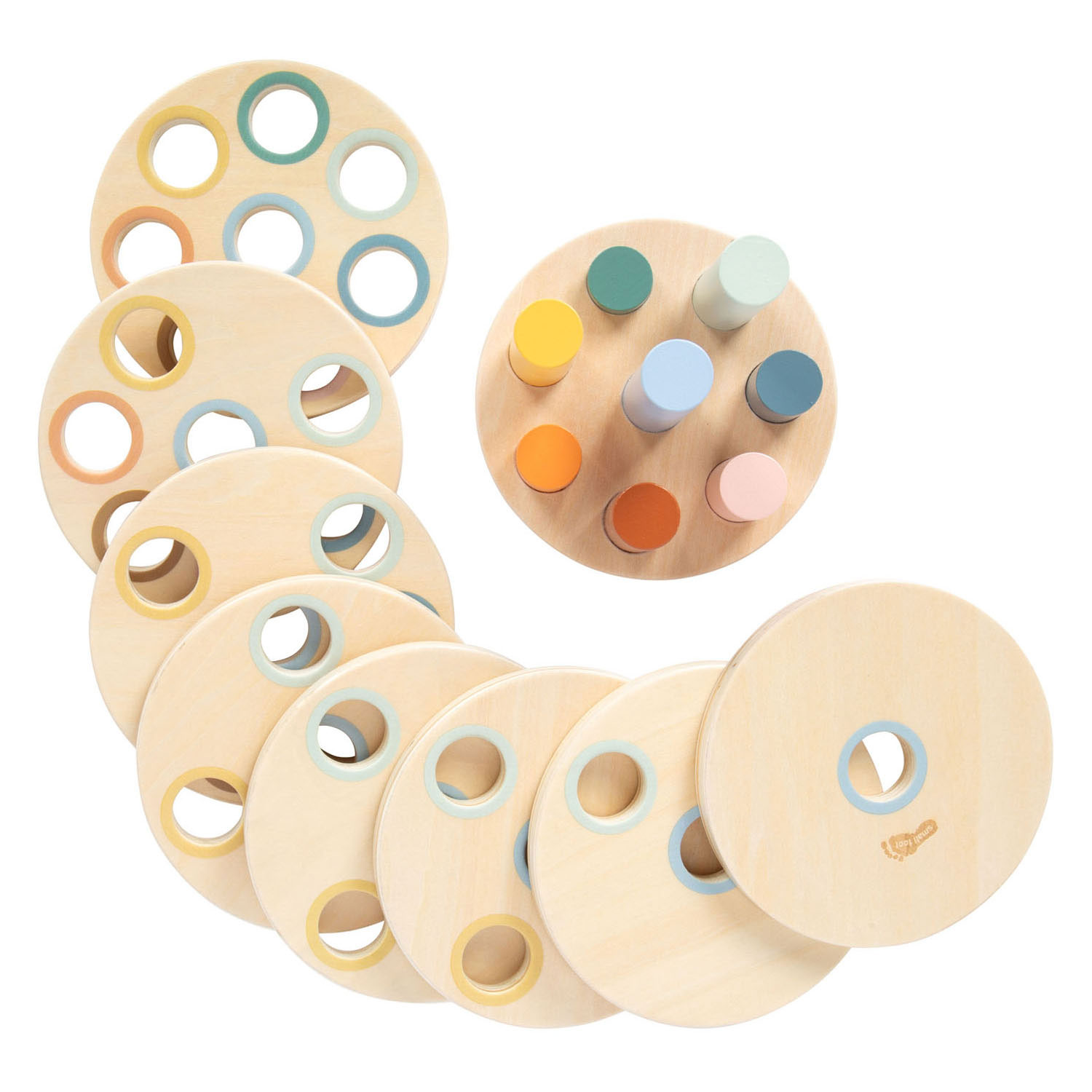 Small Foot Houten Montessori Insteekspel