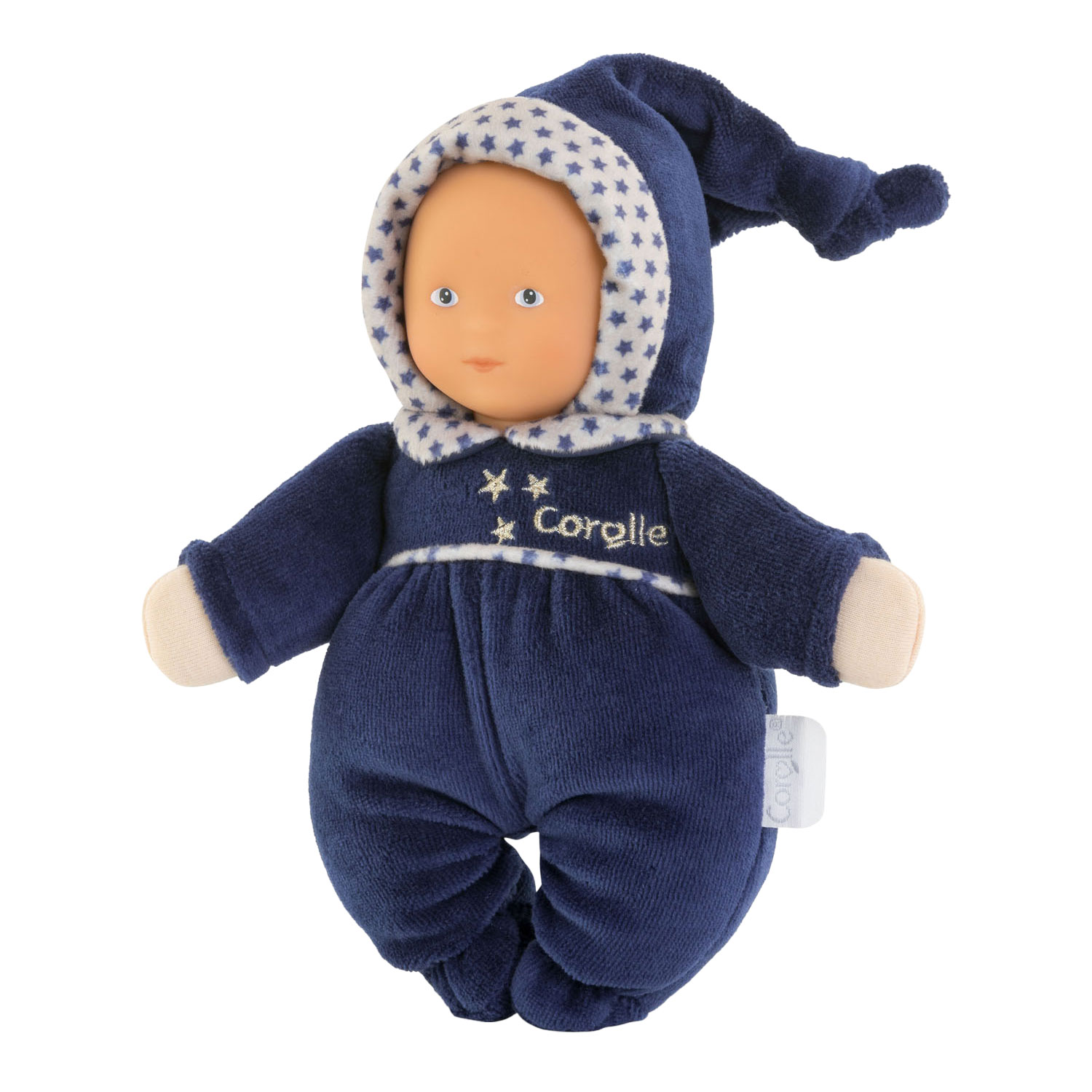 Corolle Mon Doudou Babidoux Poupée Bébé Rêves Étoilés Bleu Marine, 20 cm