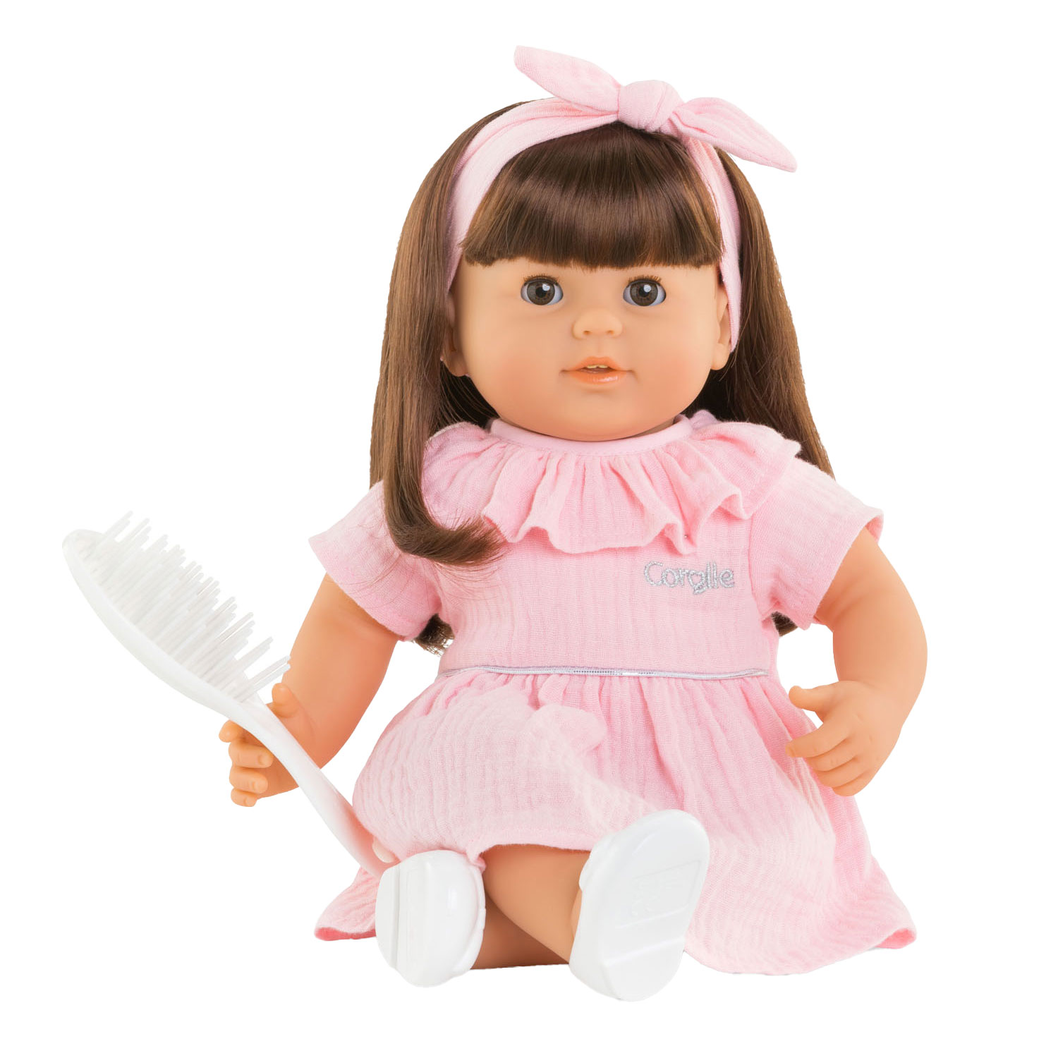 Corolle Mon Grand Poupon Babypuppe mit langen Haaren – Julie, 36 cm