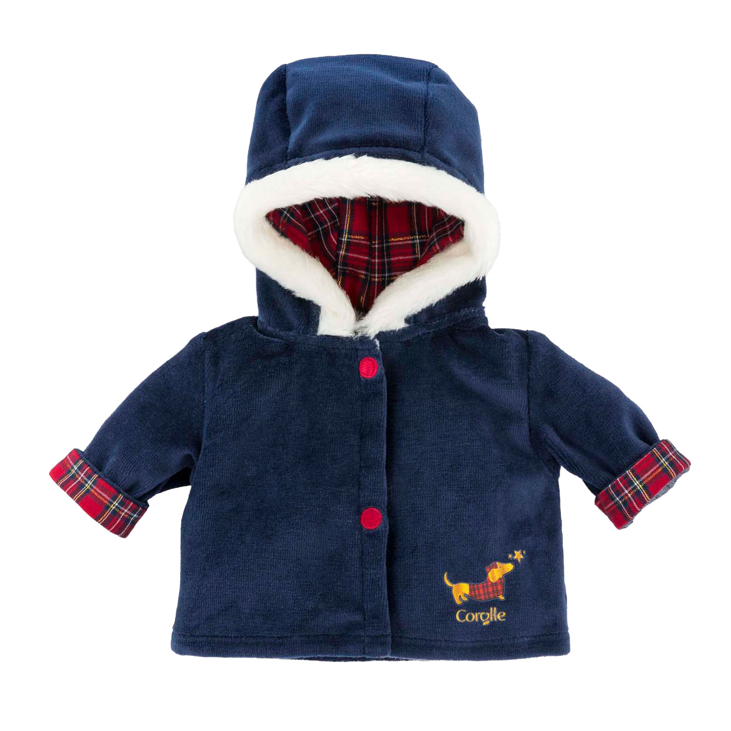 Manteau de vacances Corolle pour poupée bébé, 36 cm