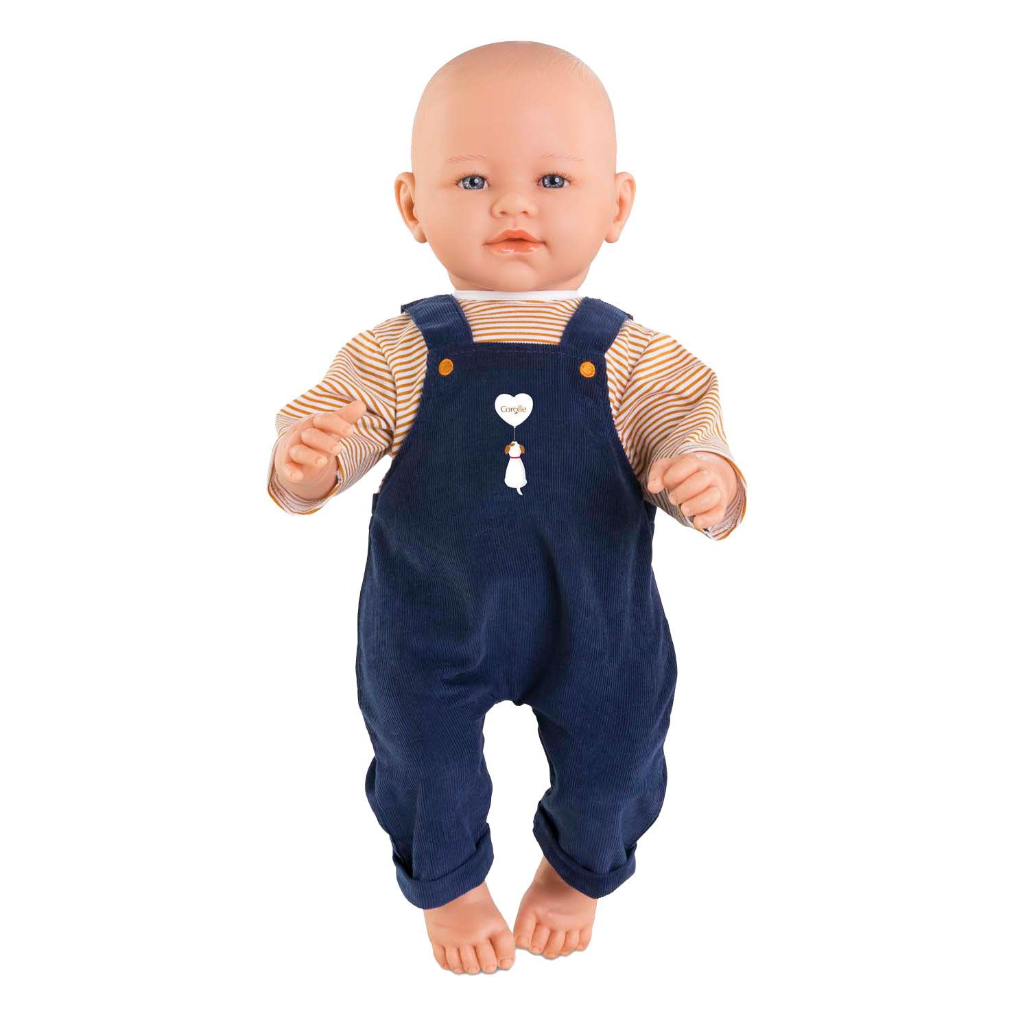 Corolle T-Shirt und marineblauer Overall für Babypuppe, 42 cm