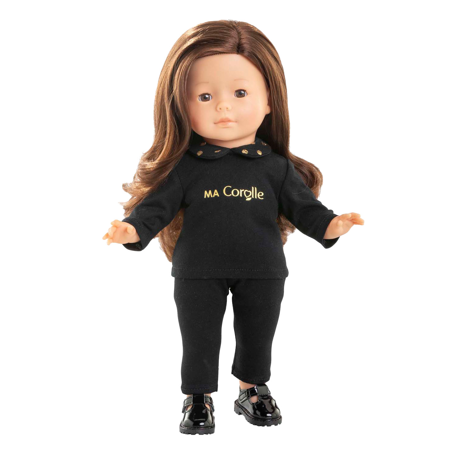 Corolle T-Shirt in Schwarz und Gold für Puppen, 36 cm
