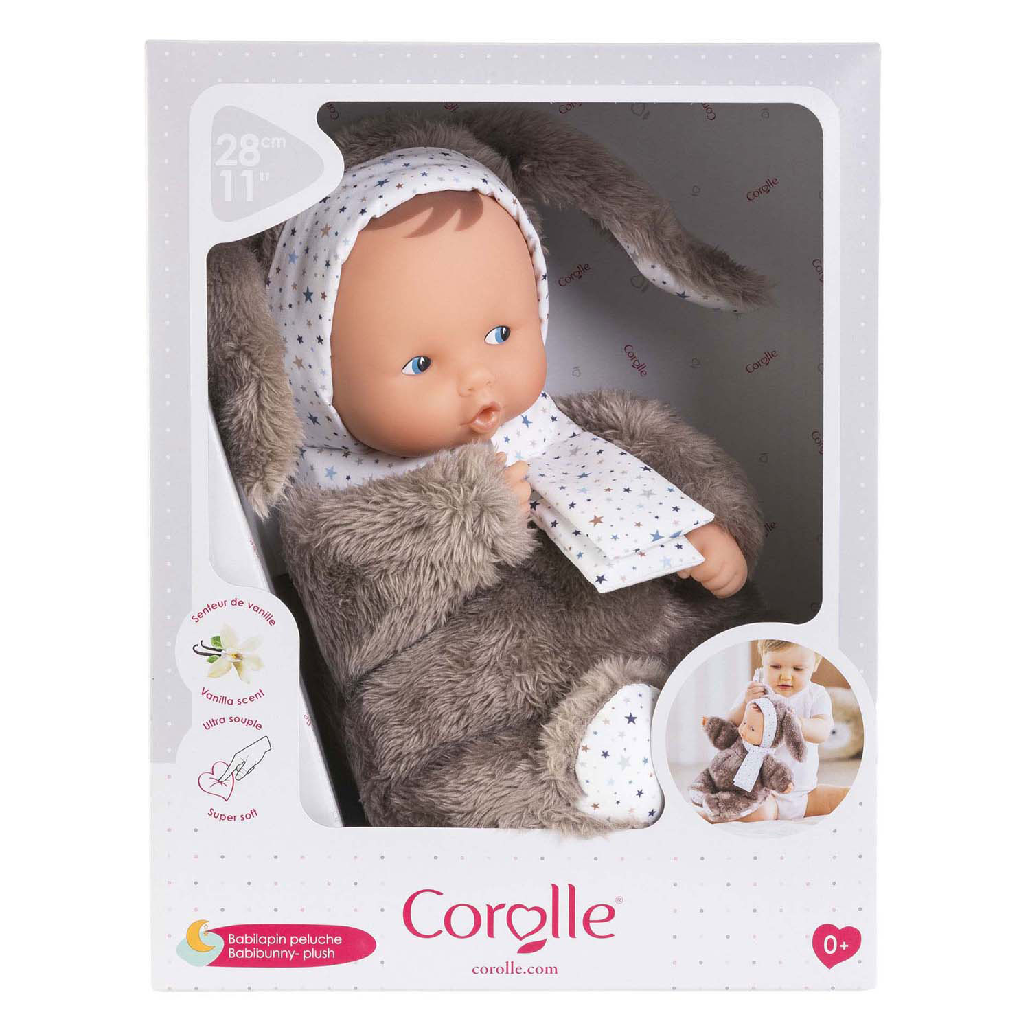 Corolle Mon Doudou Peluche Bébé Lapin Poupon - 28cm