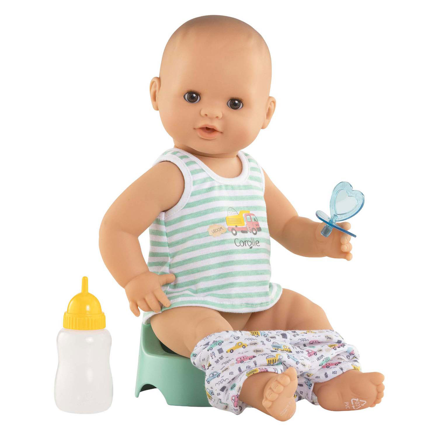 Corolle Mon Grande Poupon Drink- en Plaspop Paul - 36cm