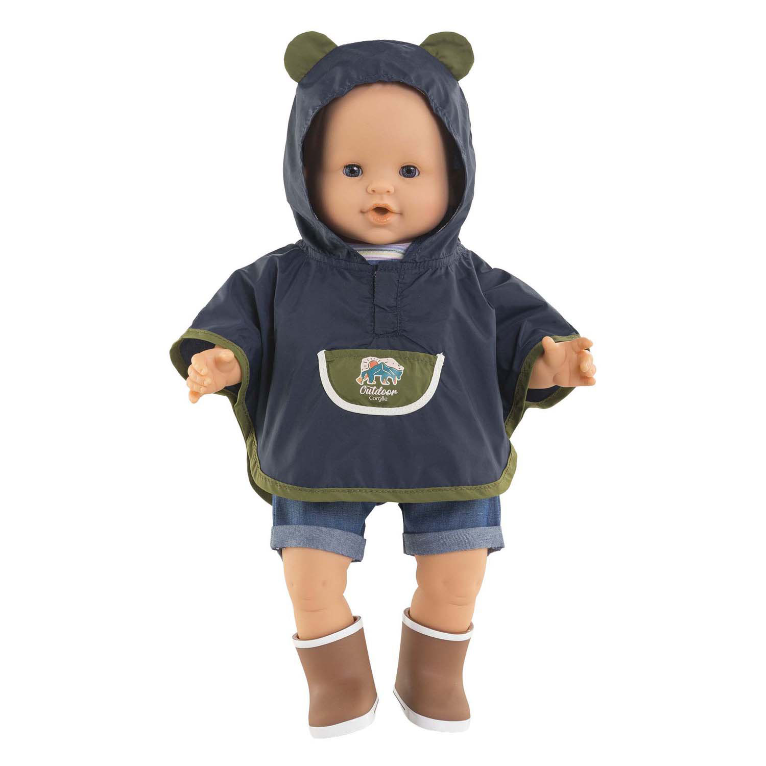 Corolle Regenponcho Kleine Ontdekker - 36cm