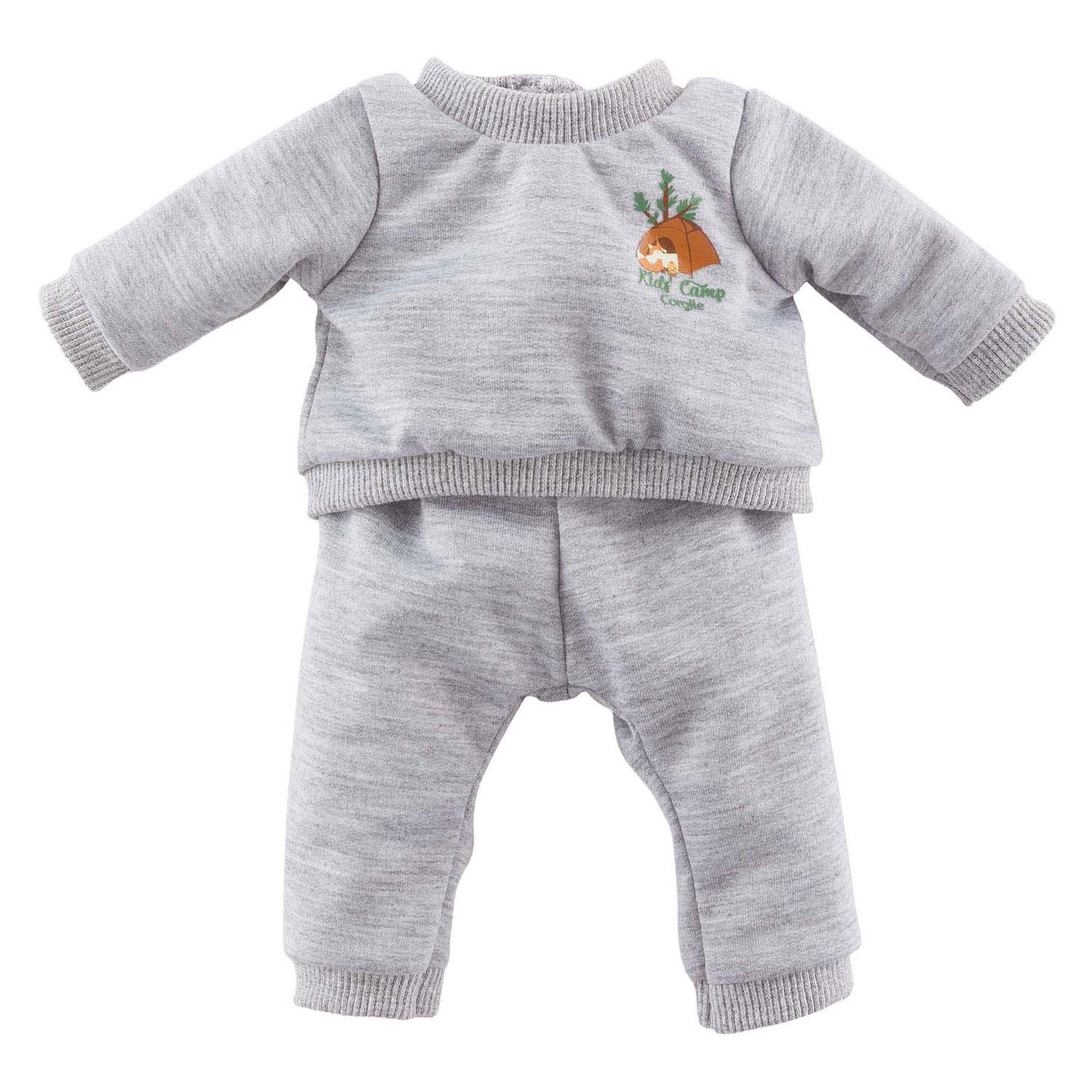 Corolle Grijs Poppen Joggingpak Kleine Ontdekker - 42cm