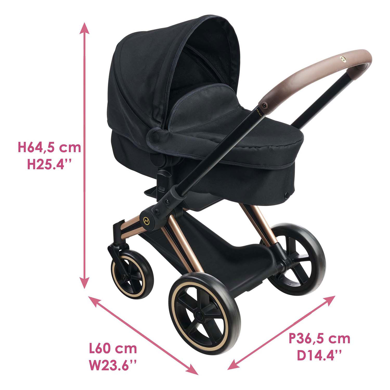 Corolle Poppenwagen 3-in-1 - 36/42cm