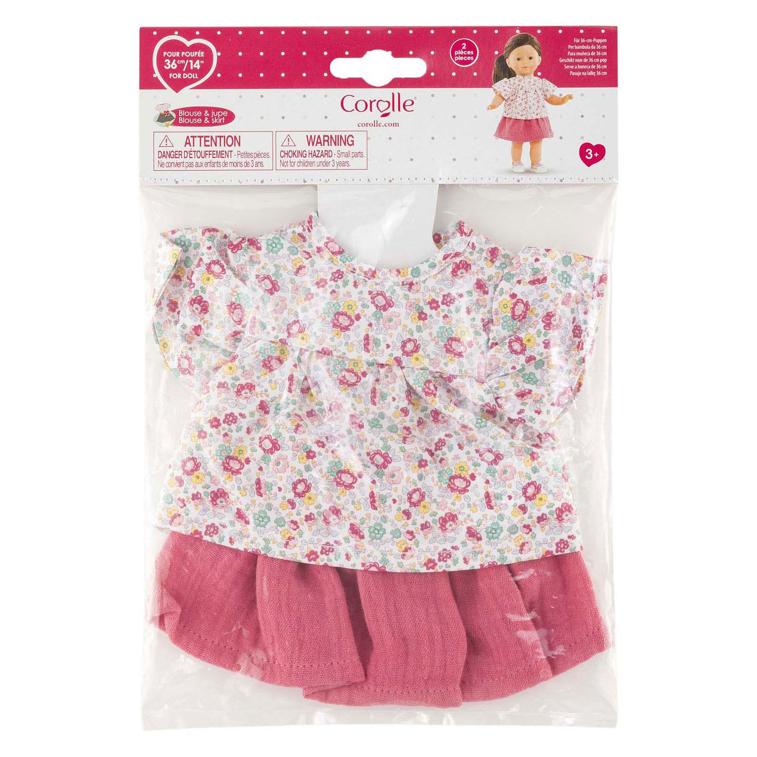 Ma Corolle Poppenblouse en Rok - 36cm