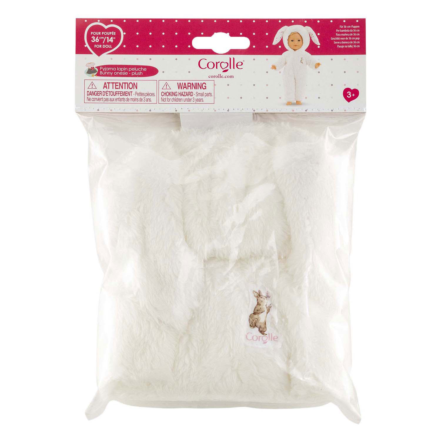 Ma Corolle Poppenpyjama Konijn - Met Oortjes - 36cm