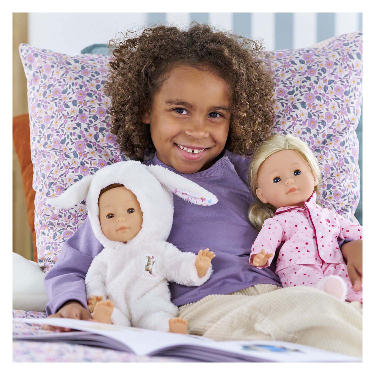 Ma Corolle Poppenpyjama Konijn - Met Oortjes - 36cm