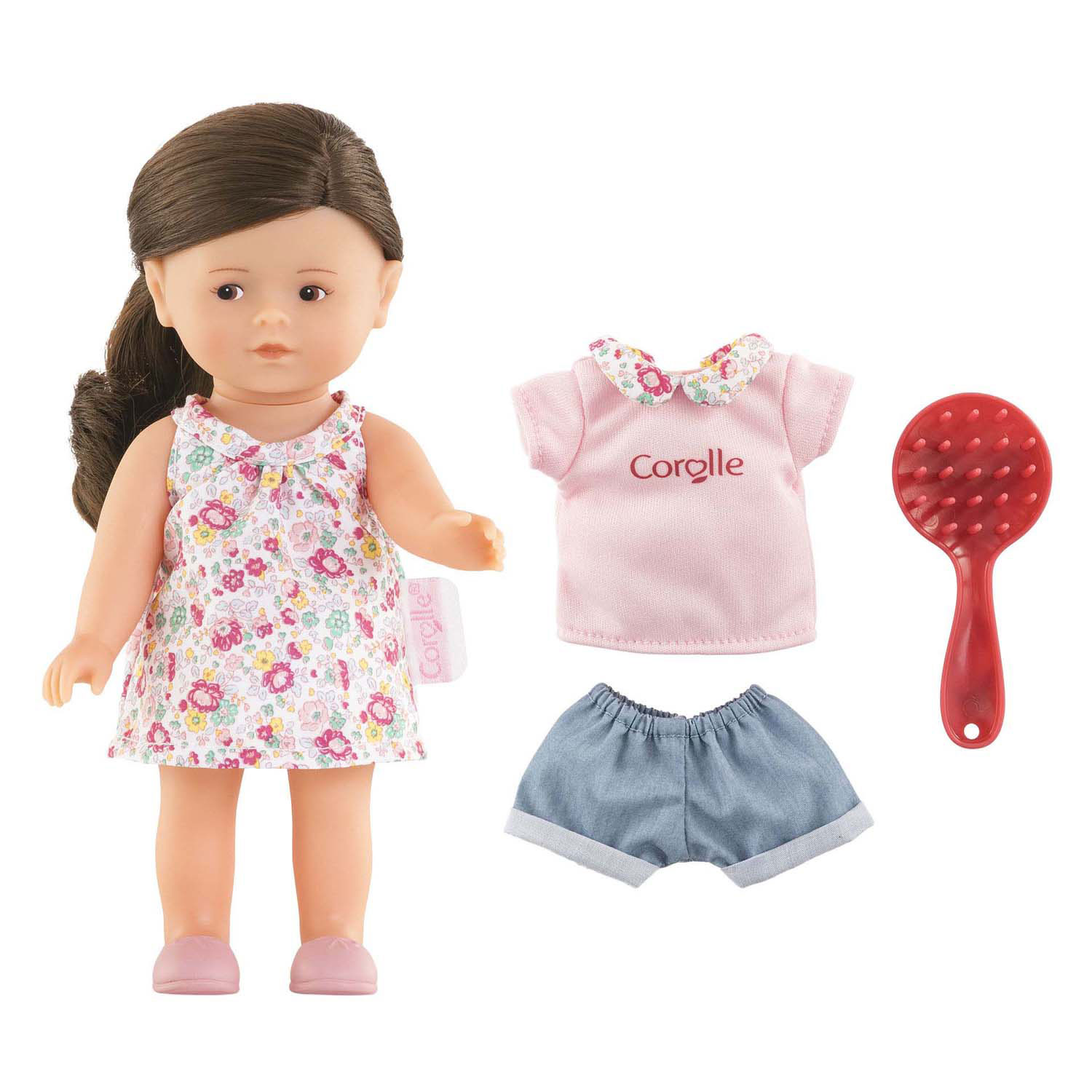 Corolle Mini Babypop Romy met 3 Accessoires - 20cm