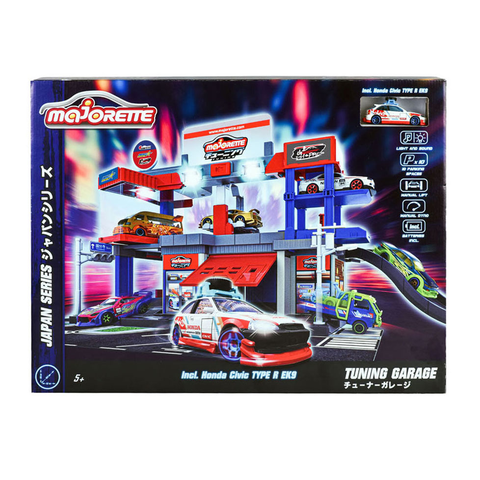 Majorette Japan Series Tuning Garage Spielset