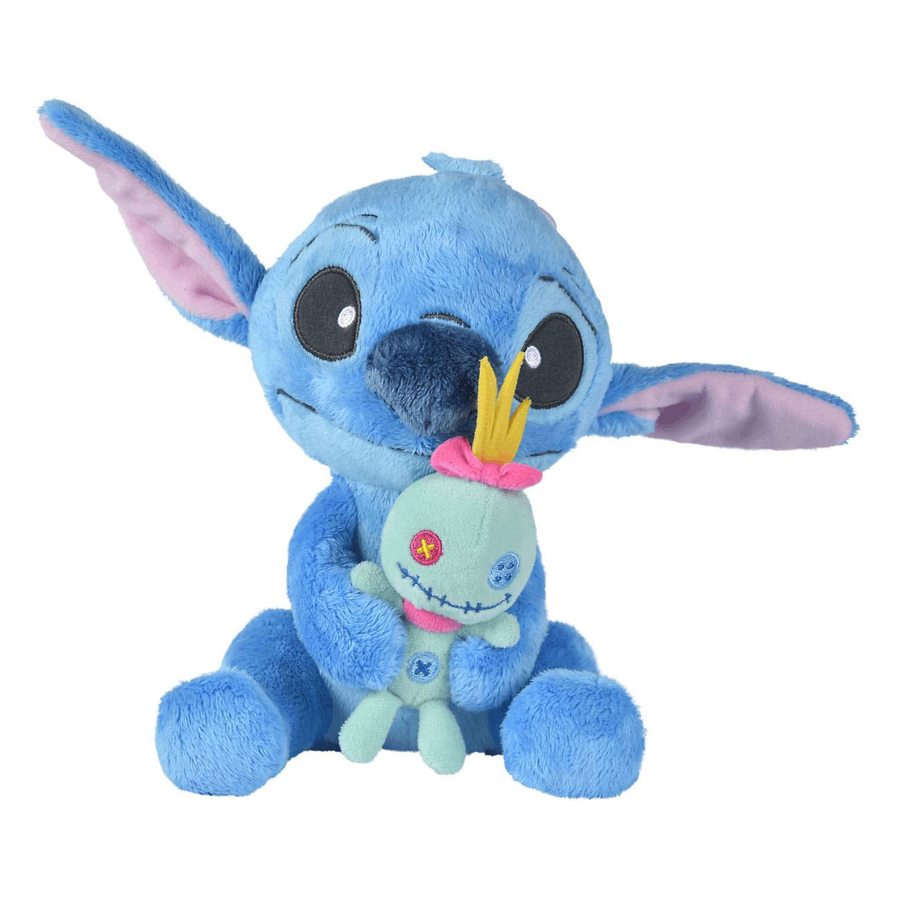 Peluche Stitch de Disney avec Scrump - 25 cm