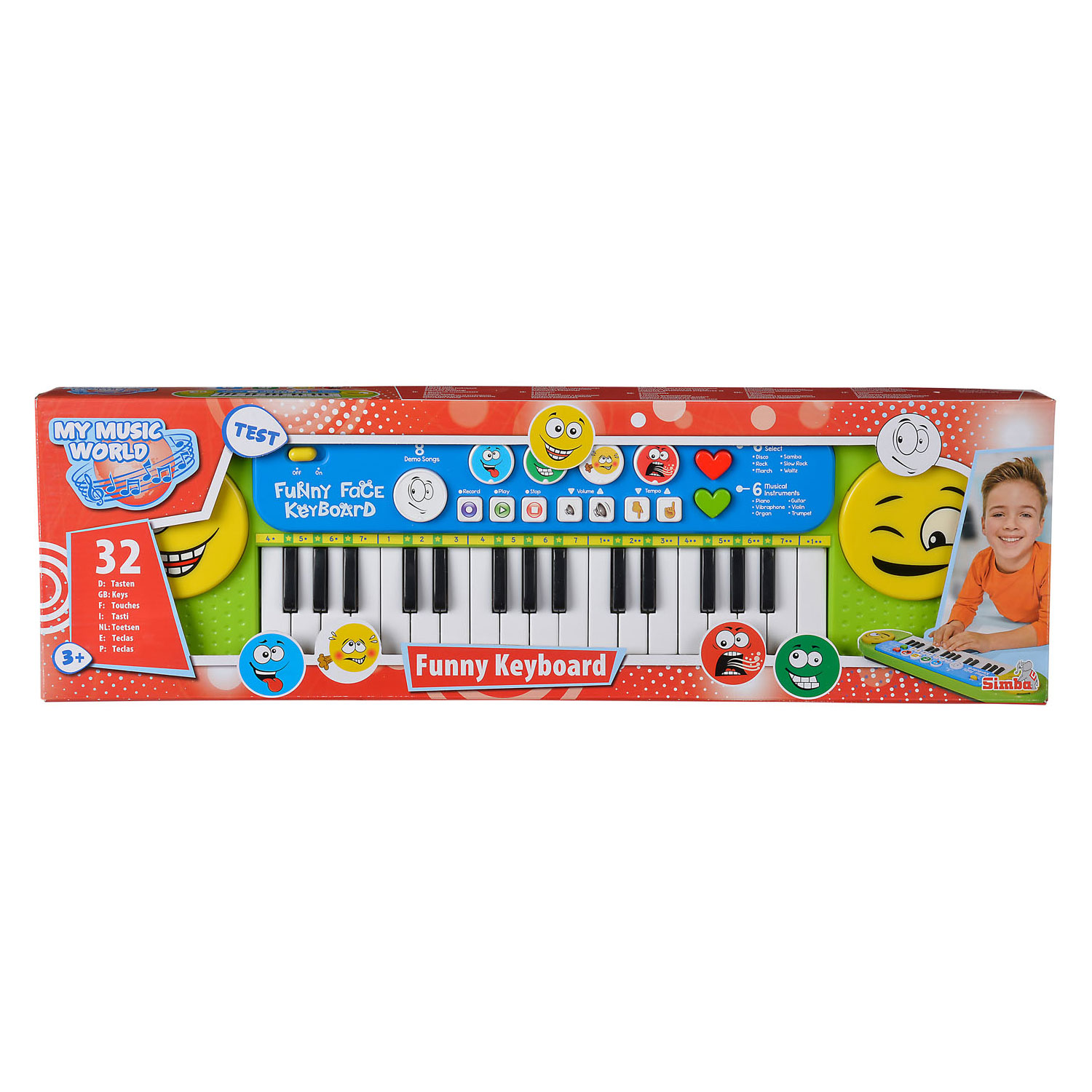 Meine Musikwelt-Smiley-Tastatur