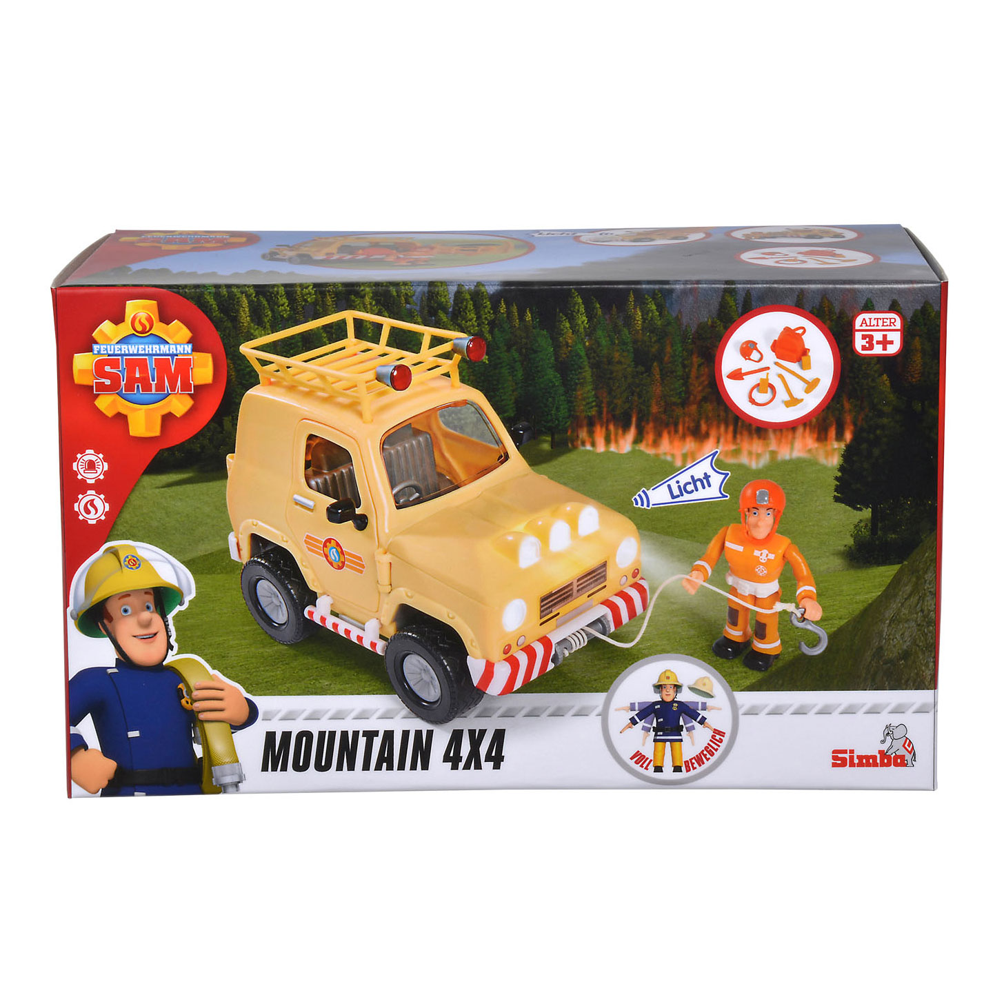 Brandweerman Sam Mountain Terreinwagen 4x4