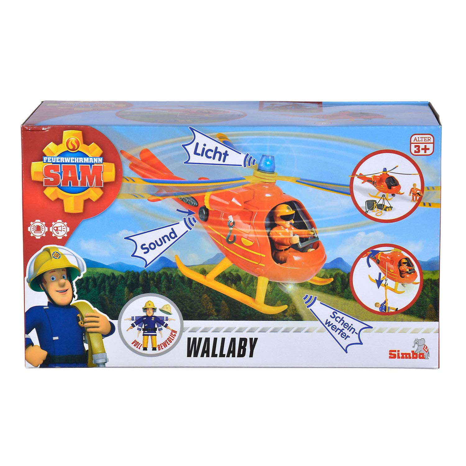 Feuerwehrmann Sam Helikopter Wallaby