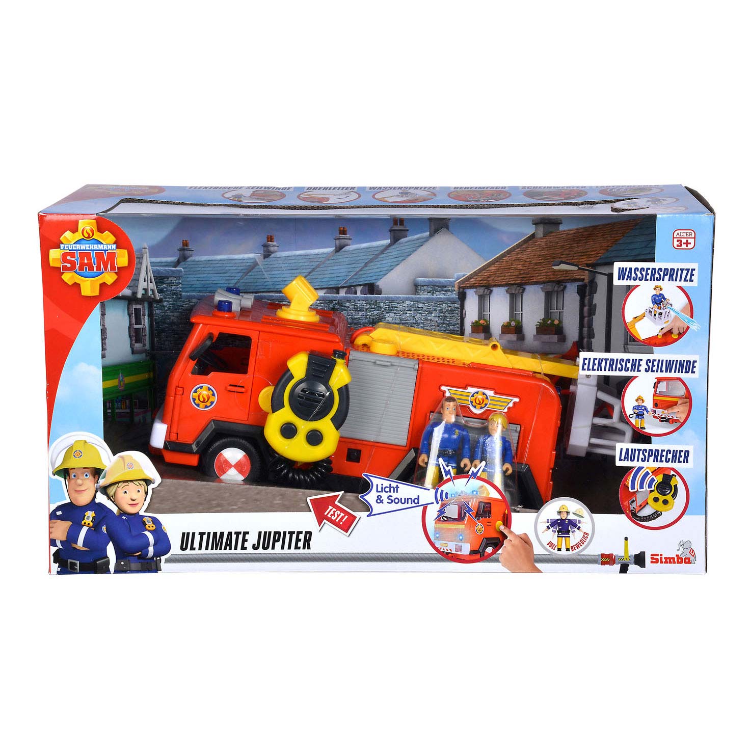 Brandweerman Sam Brandweerwagen met Speelfiguren