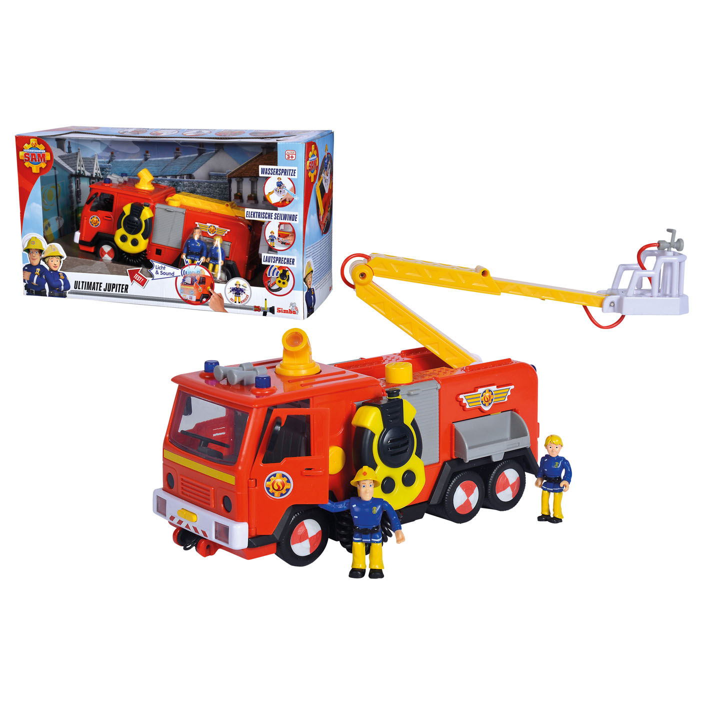 Brandweerman Sam Brandweerwagen met Speelfiguren