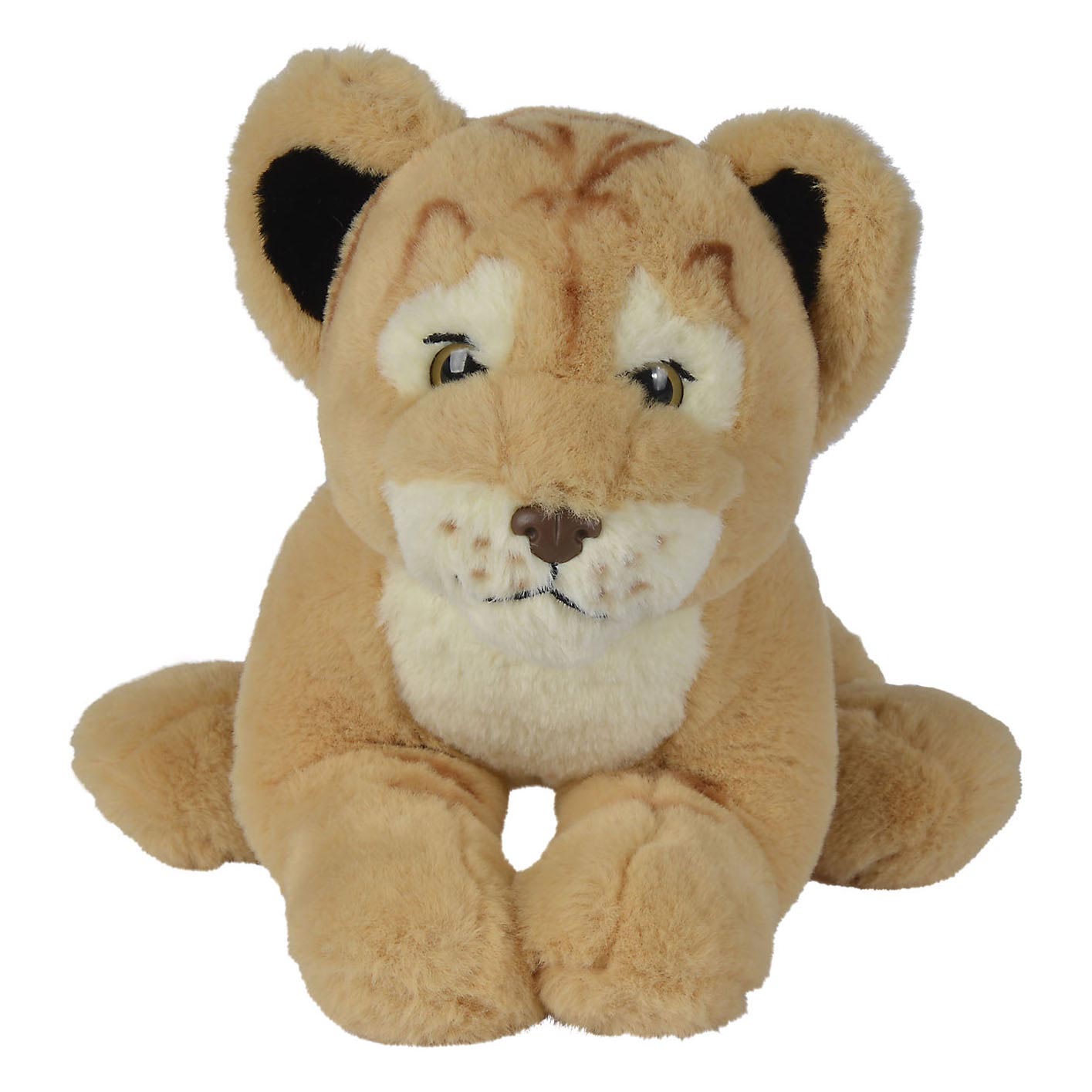 Lion en peluche National Geographic, 25 cm