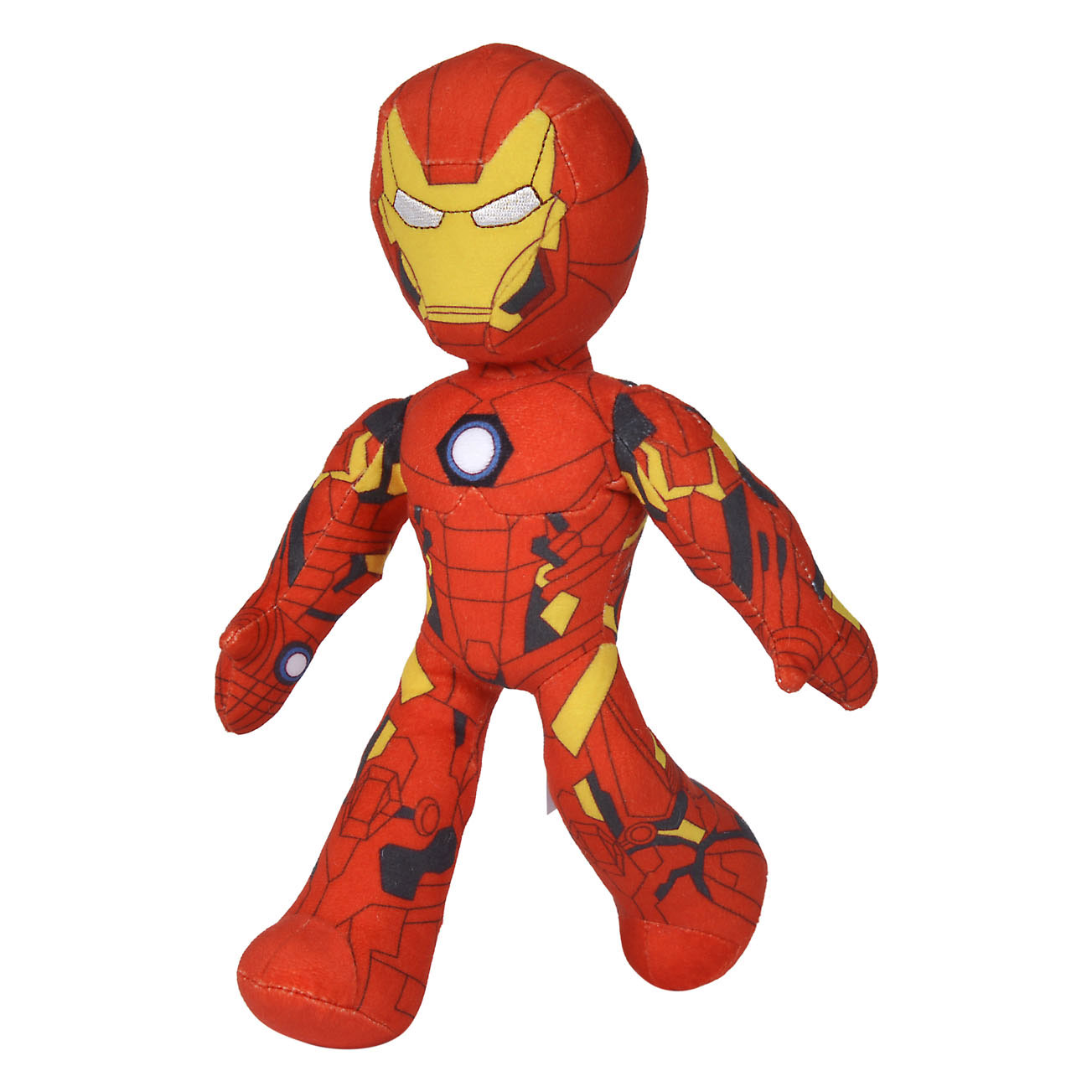 Disney Plüschtier Marvel Iron Man beweglich, 25 cm