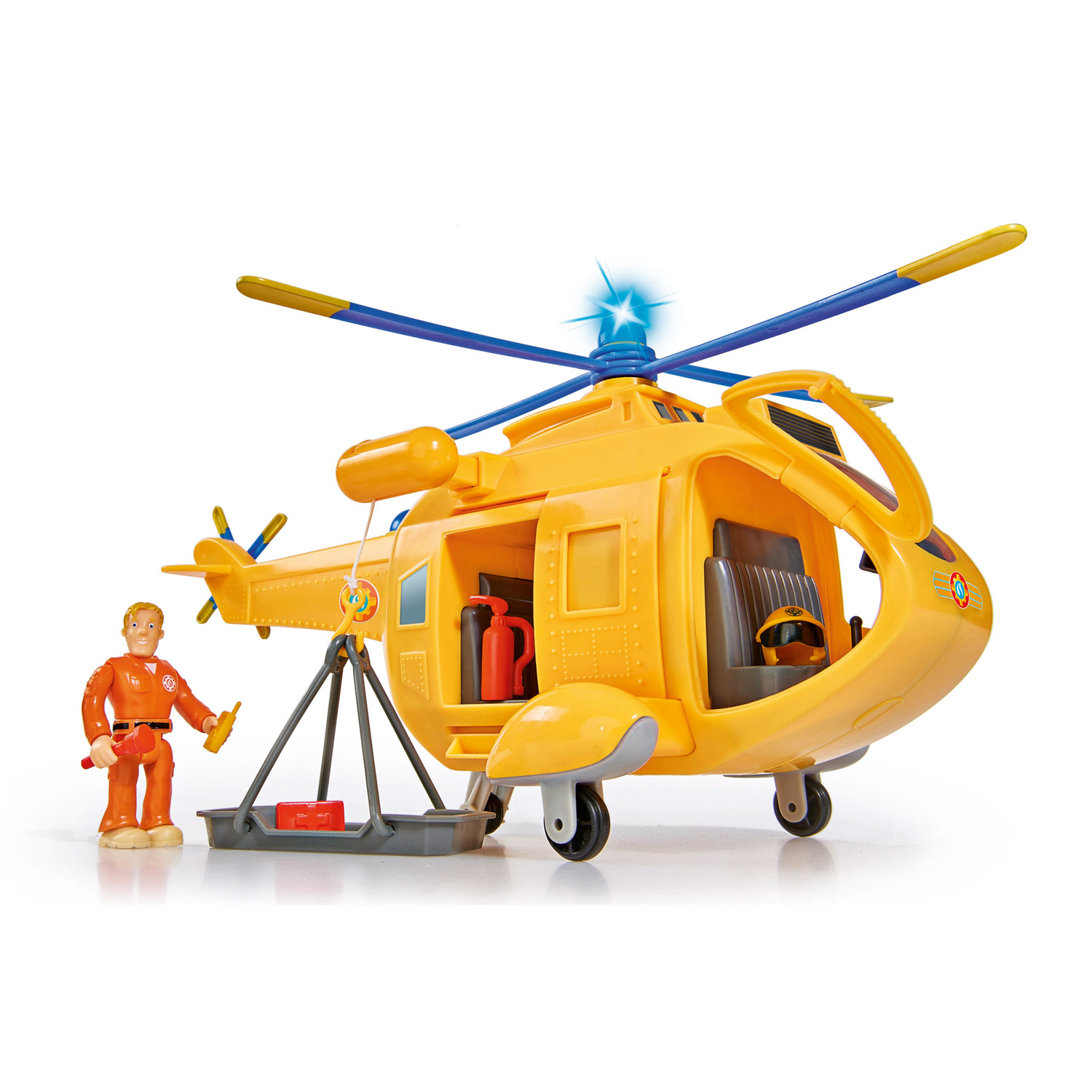 Brandweerman Sam Wallaby 2 Helikopter mef Figuur