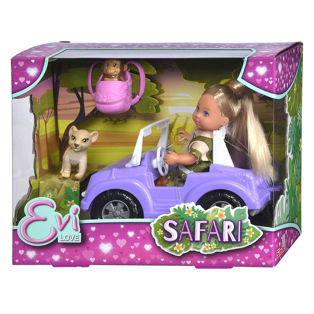 Evi Love Minipop Safari mit Auto