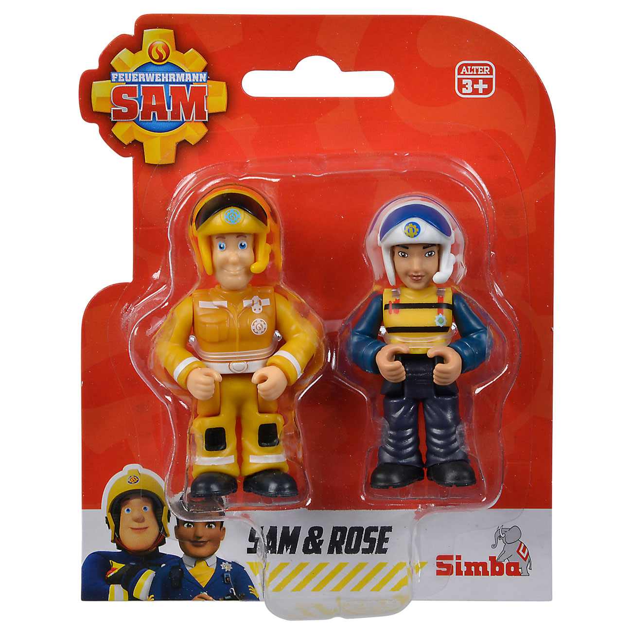 Figurines Sam le pompier le pompier, 2 pièces.