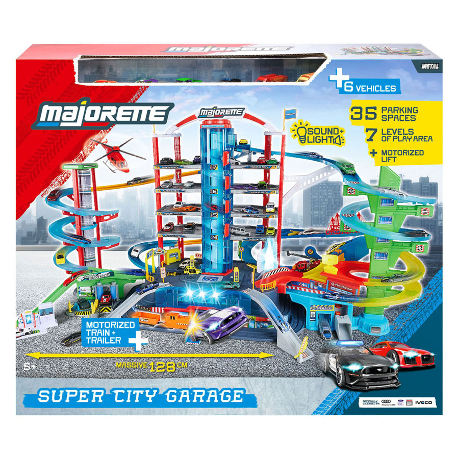 Garage Majorette Super City - Avec 6 véhicules