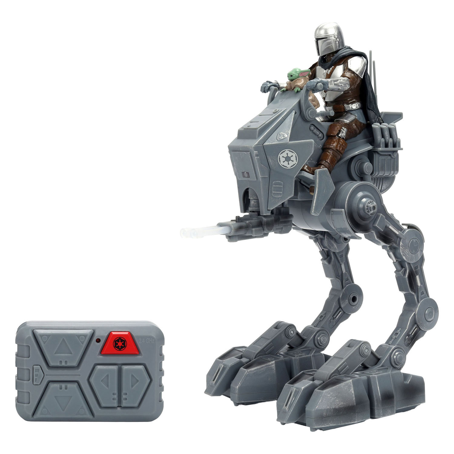 Jada RC Star Wars AT-RT télécommandé avec effets lumineux et sonores - 29 cm