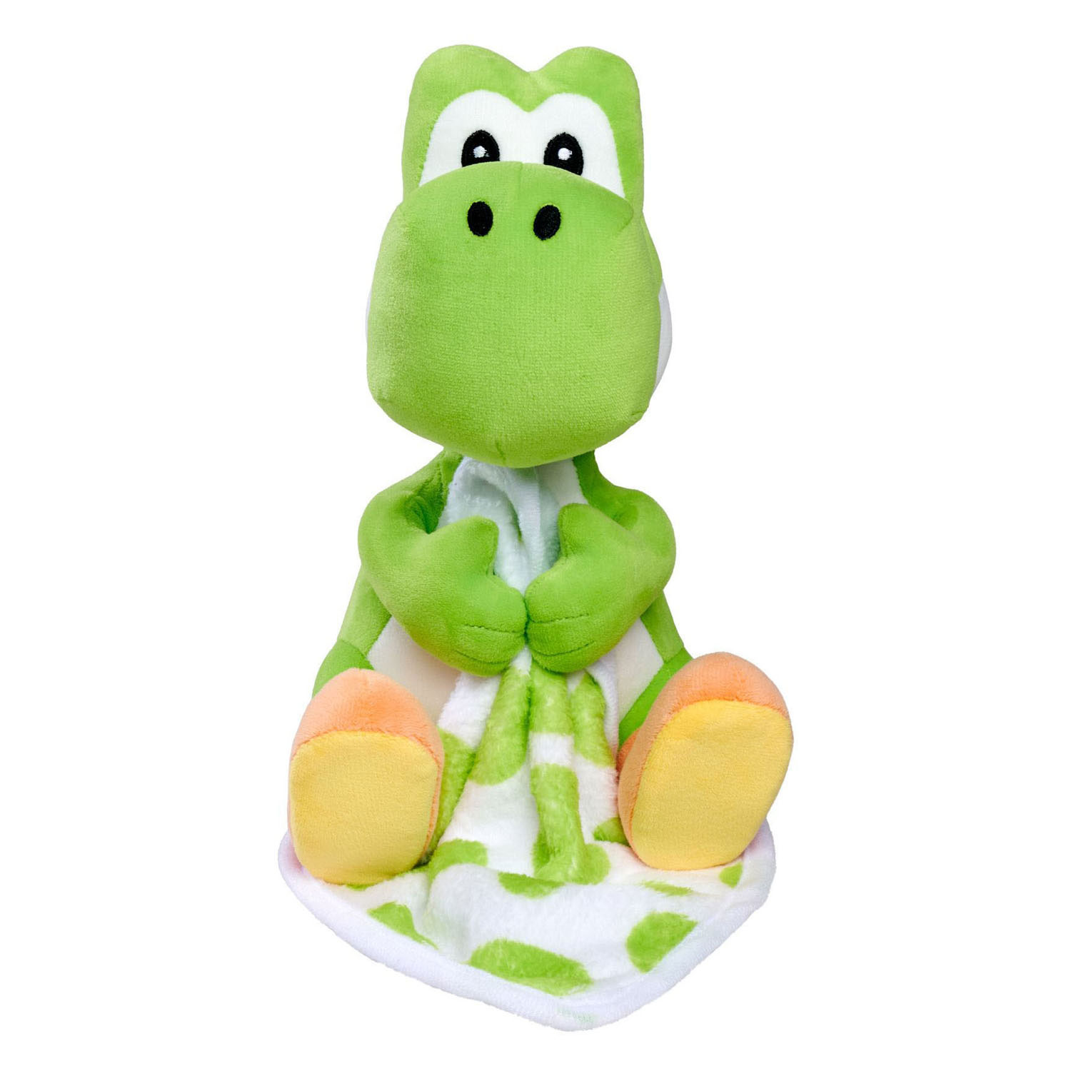 Peluche Mario Yoshi avec couverture - 23 cm