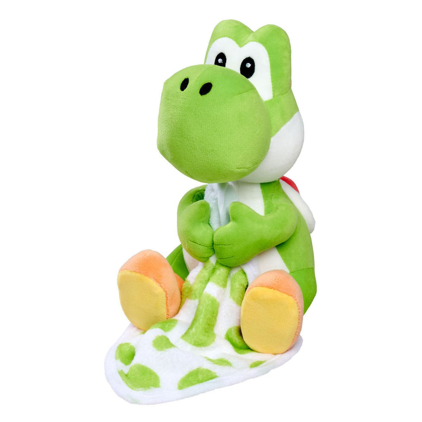 Peluche Mario Yoshi avec couverture - 23 cm