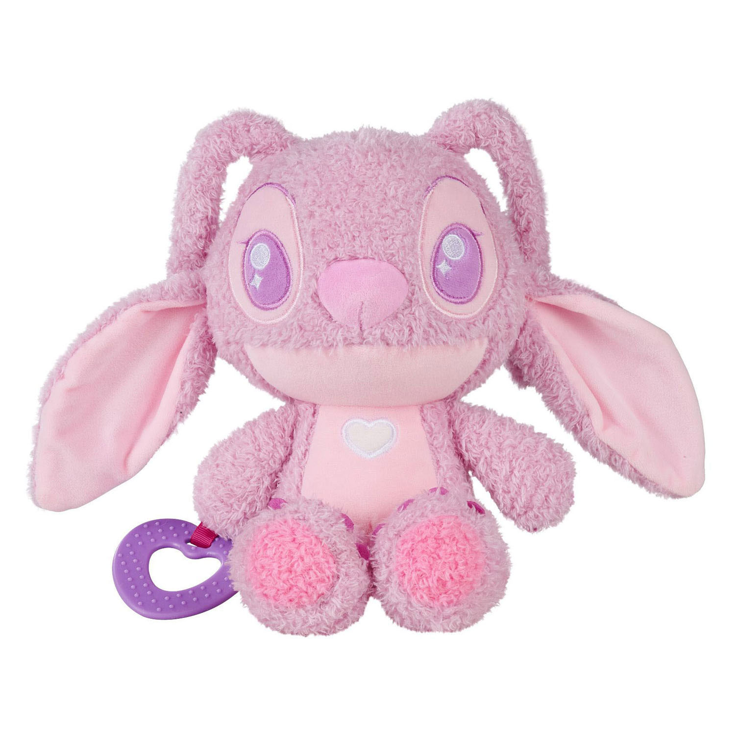 Peluche Ange Disney avec anneau de dentition - 25 cm