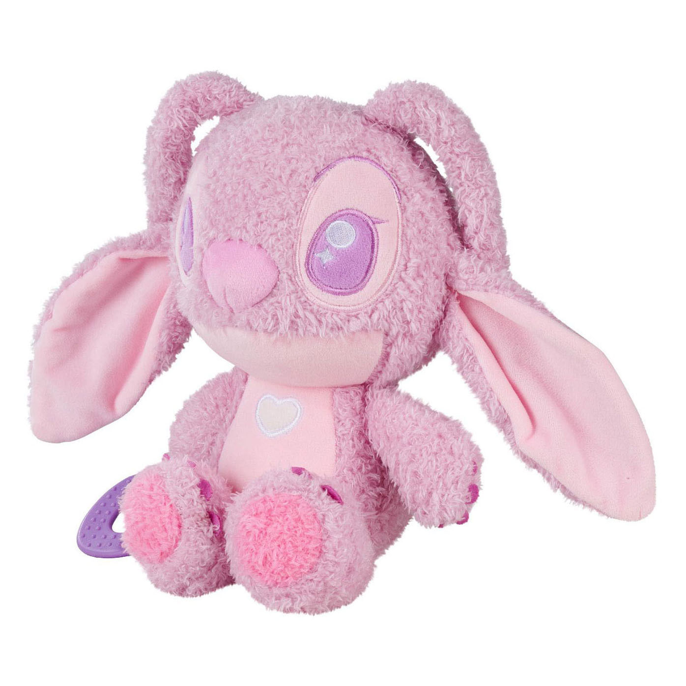 Peluche Ange Disney avec anneau de dentition - 25 cm