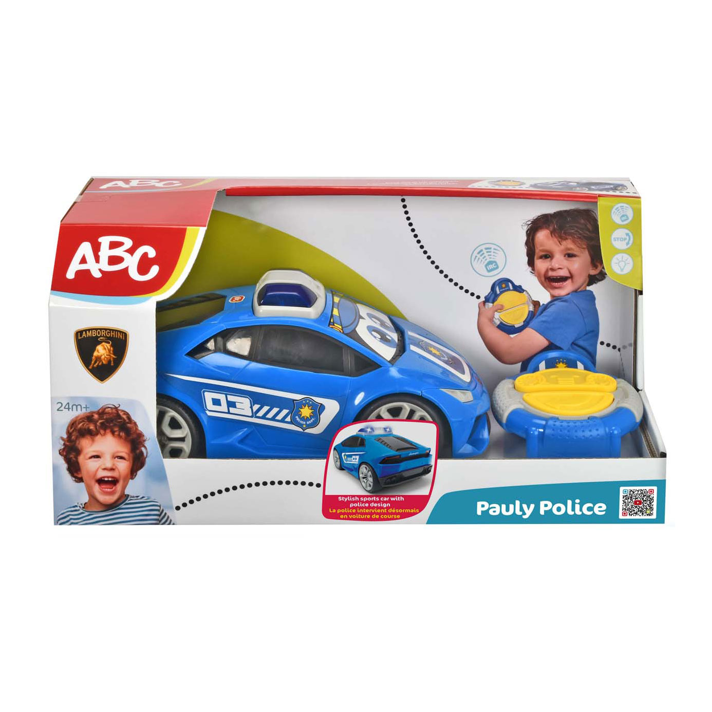 Dickie ABC Bestuurbare Auto Pauly Politie