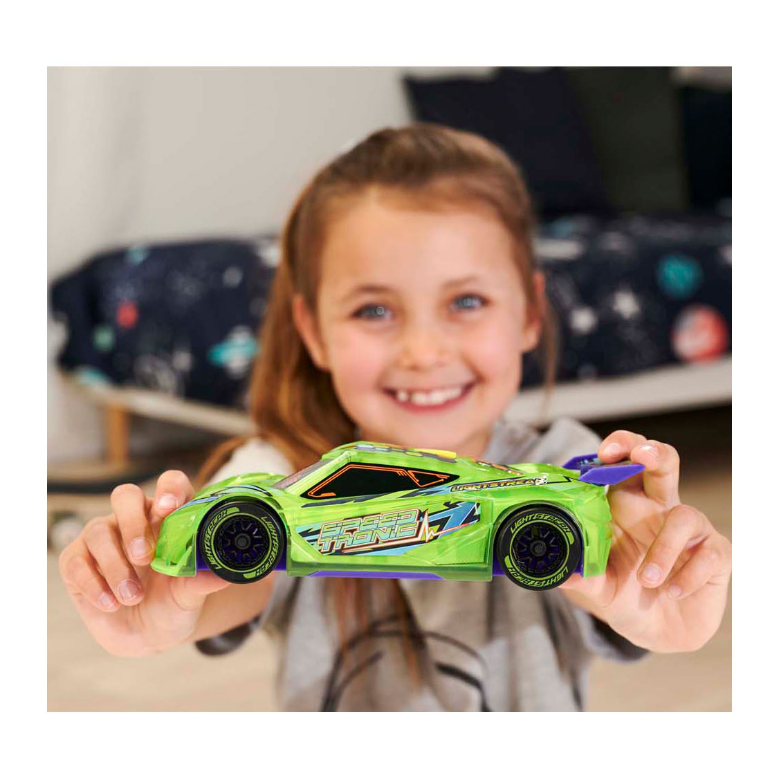 Dickie Speed ​​Tronic Green Rennwagen