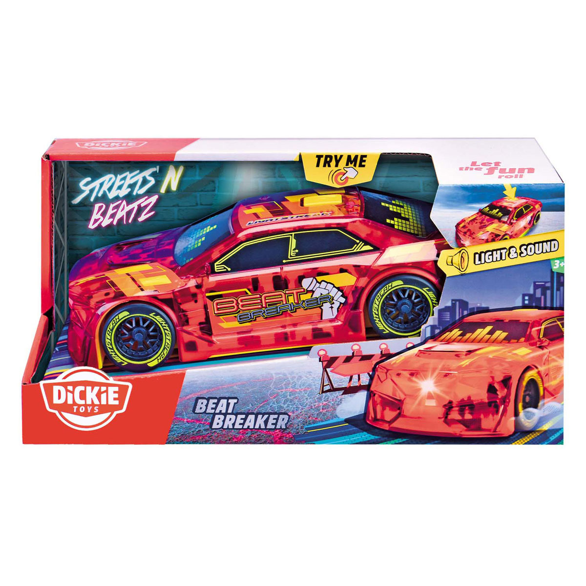 Voiture de course rouge Dickie Beat Breaker