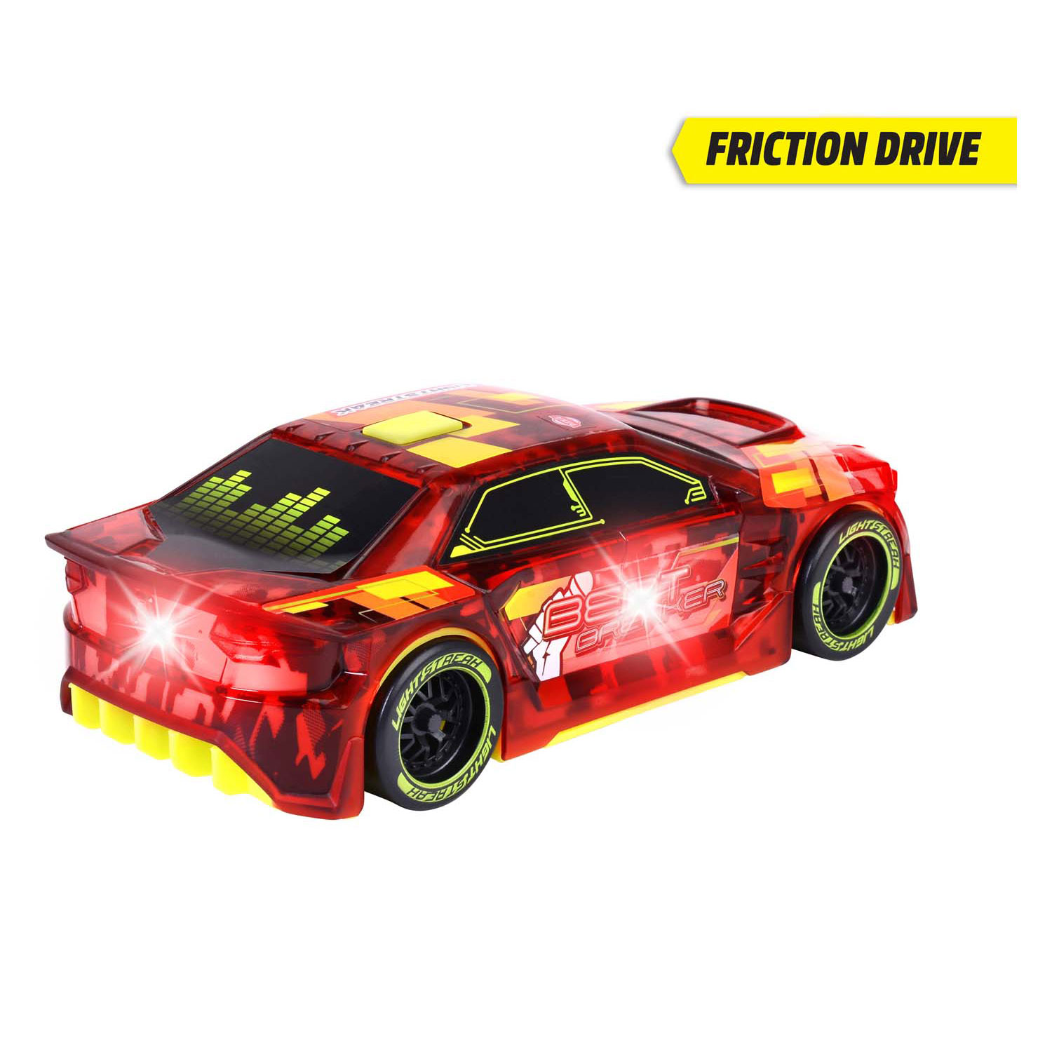 Voiture de course rouge Dickie Beat Breaker