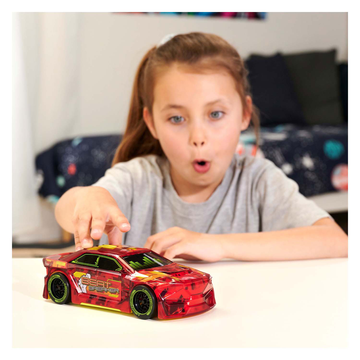 Voiture de course rouge Dickie Beat Breaker