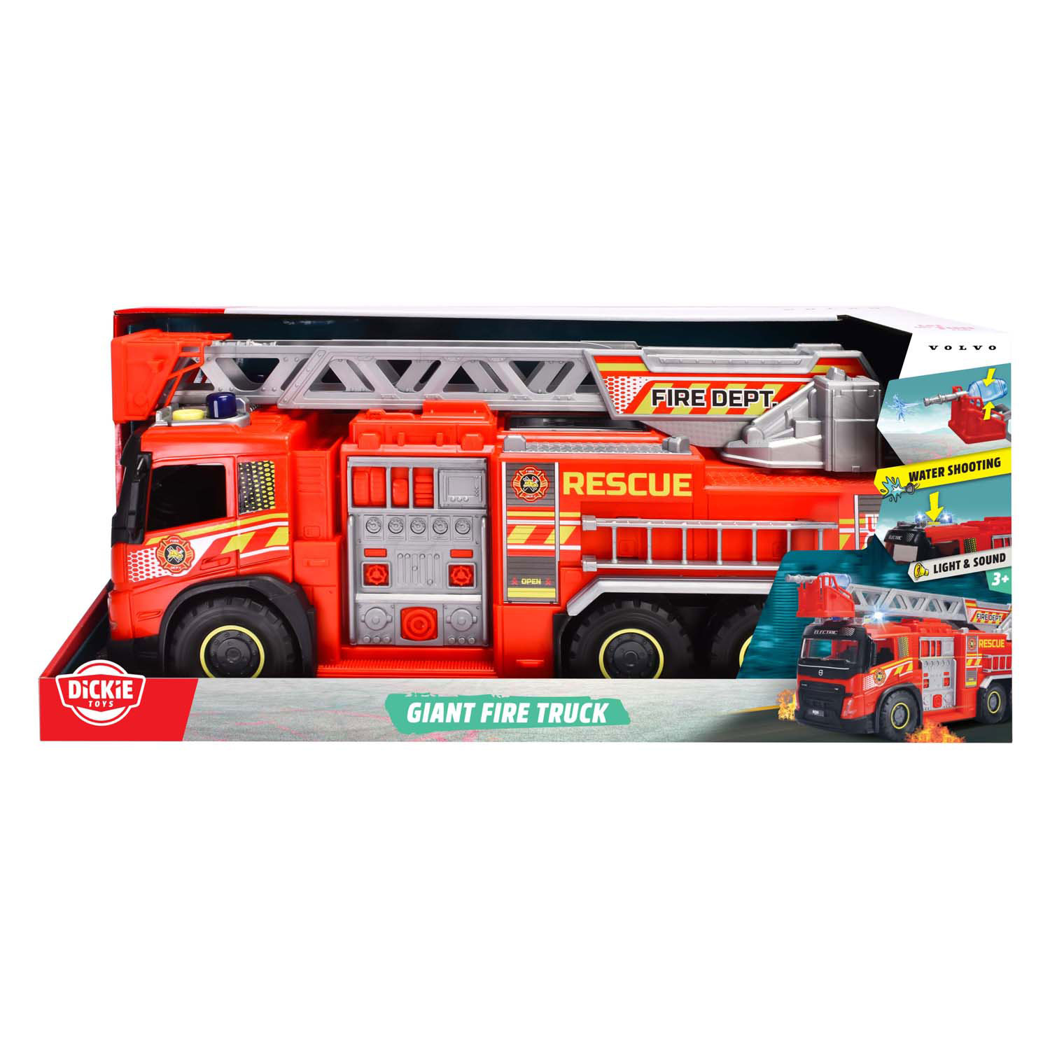 Camion de pompiers Dickie avec effets lumineux et sonores