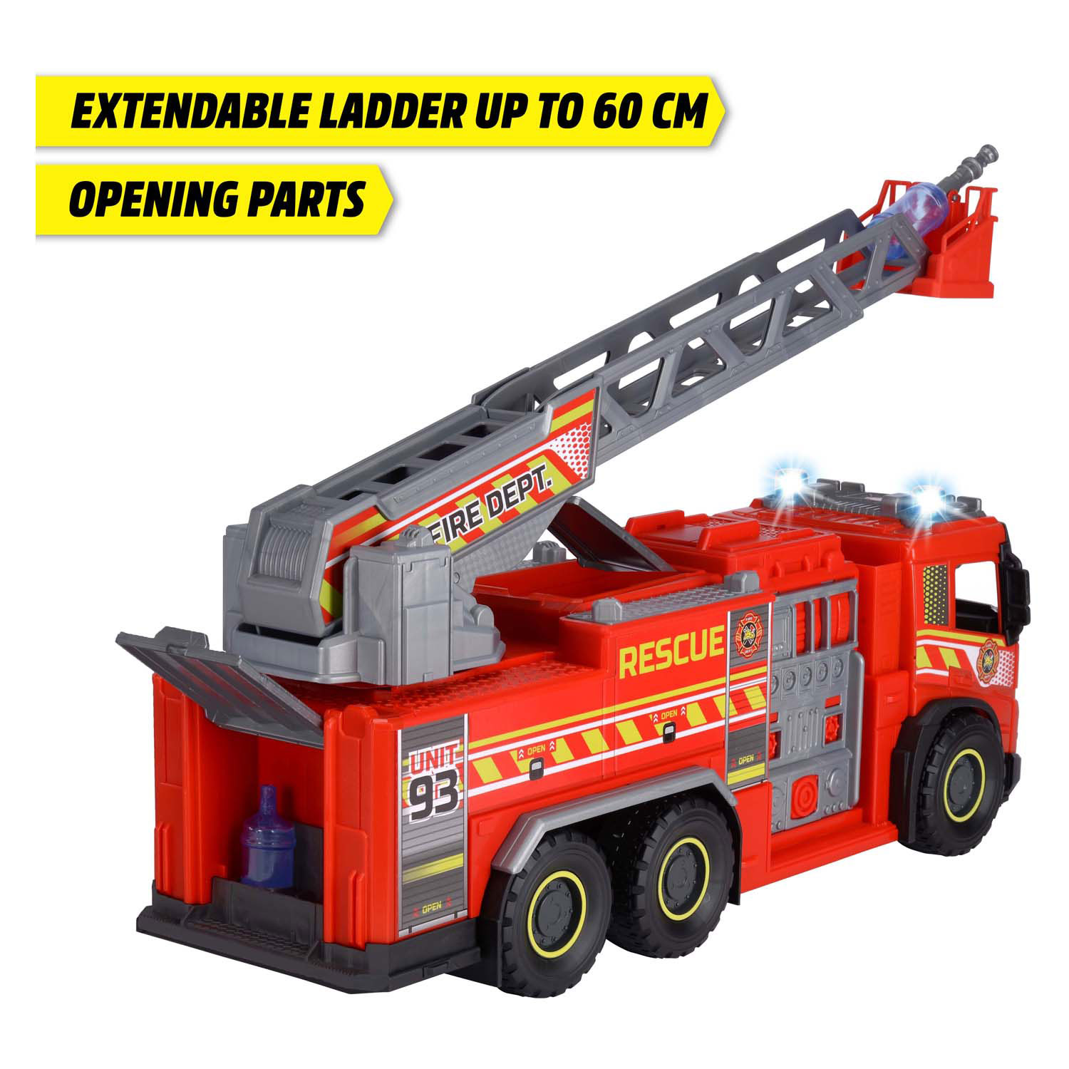 Camion de pompiers Dickie avec effets lumineux et sonores