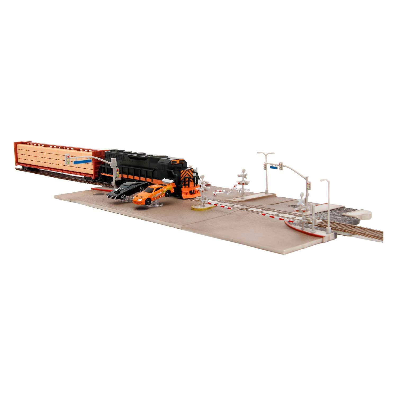 Jada Fast & Furious Nano Train Scene Diorama
