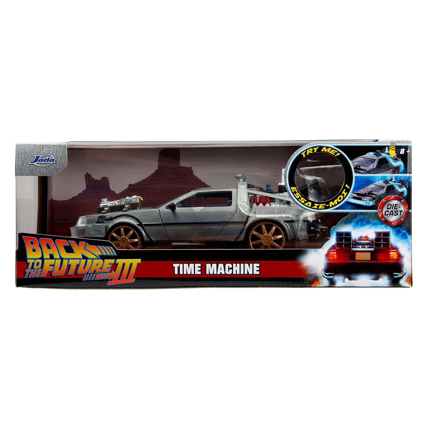 Jada Time Machine (Back to the Future 3) 1:24