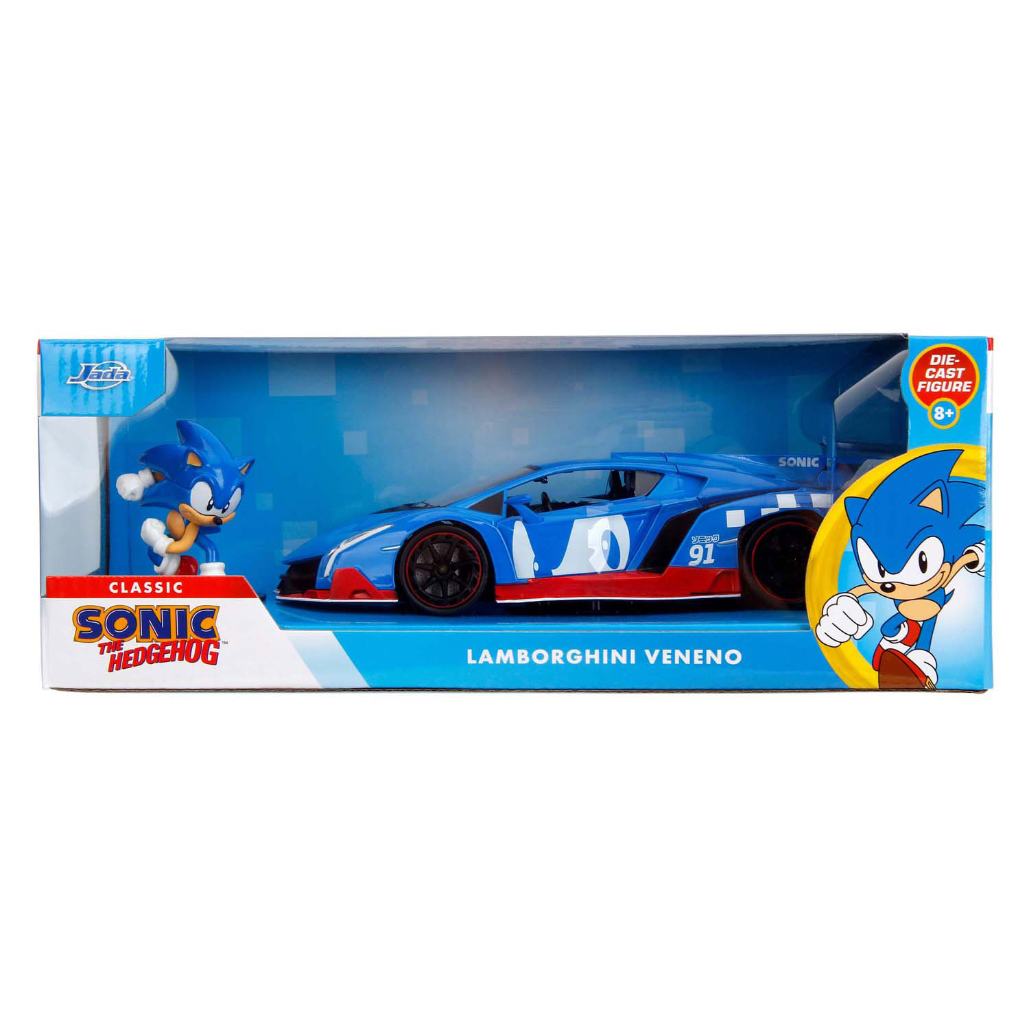 Jada Sonic Lamborghini Veneno 1:24