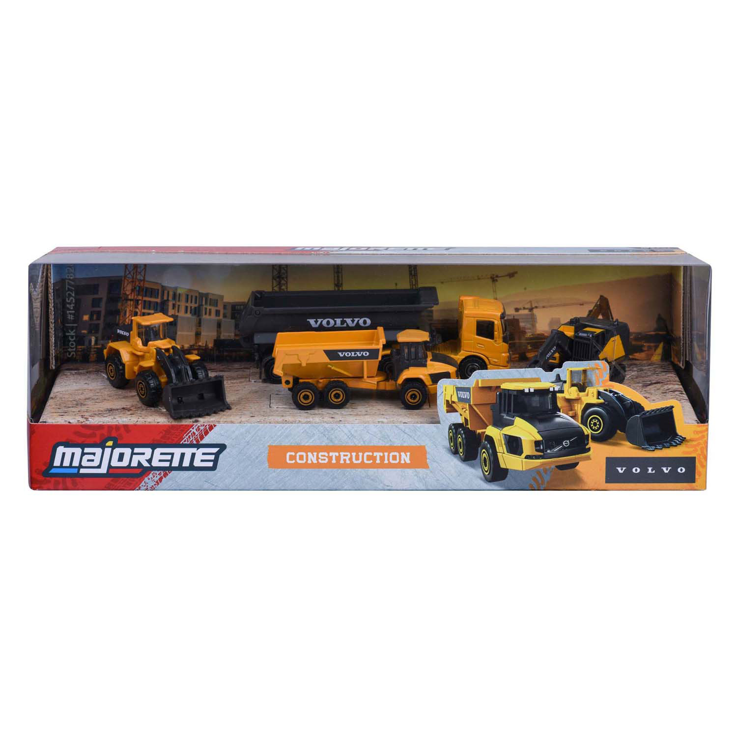 Majorette Volvo Construction, 4dlg.