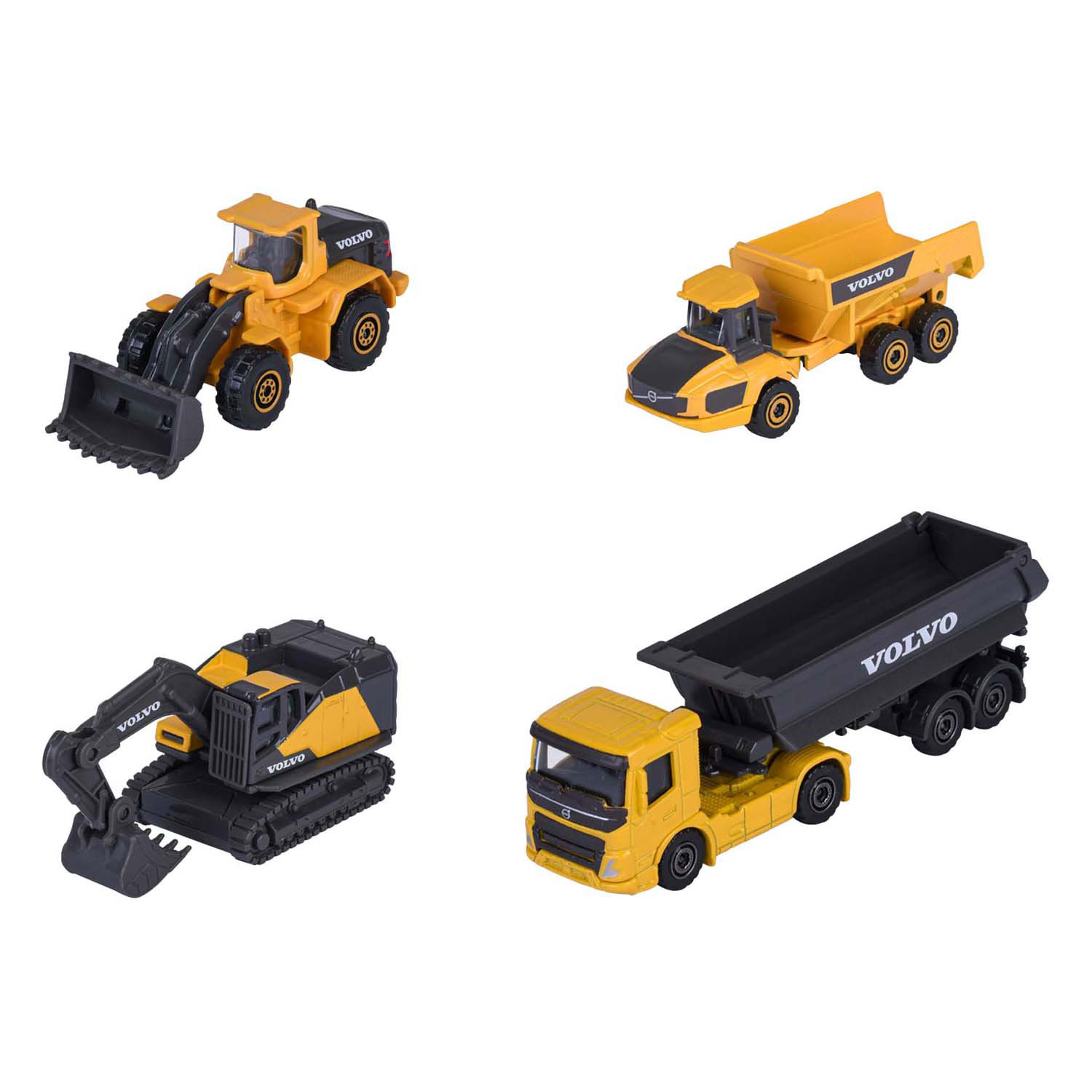 Majorette Volvo Construction, 4dlg.