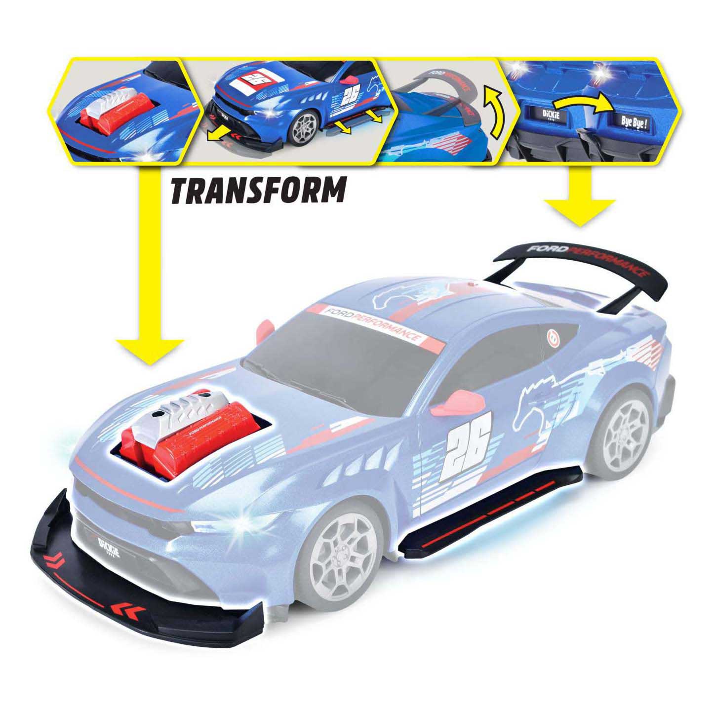 Dickie RC Ford Mustang Customized, Try Me, RTR