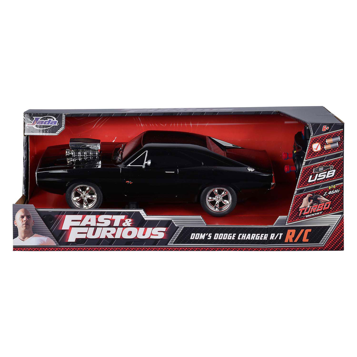 Dodge Charger télécommandée Jada Fast & Furious 1970 1:16