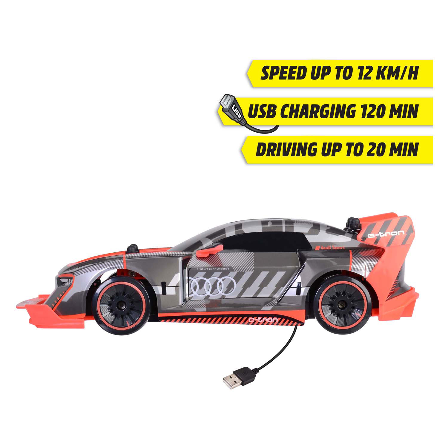 Dickie RC Audi S1 ​​E-Tron Quattro Drift Car, RTR