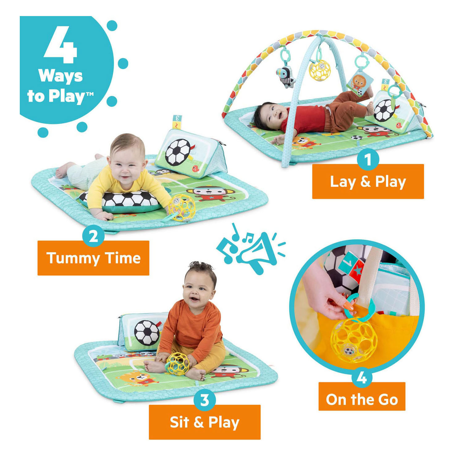 Babygym Grijpen en Schoppen