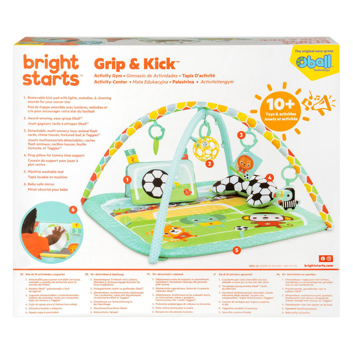 Babygym Grijpen en Schoppen
